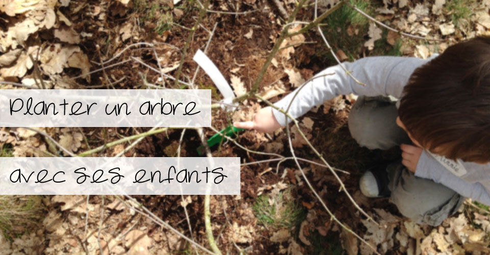 Planter un arbre avec ses enfants