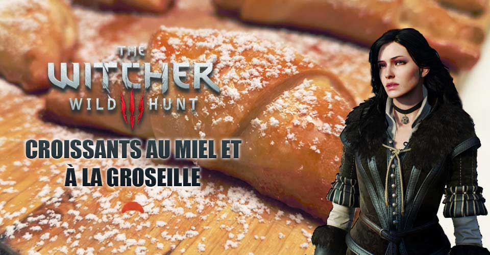 croissants au miel et à la groseille