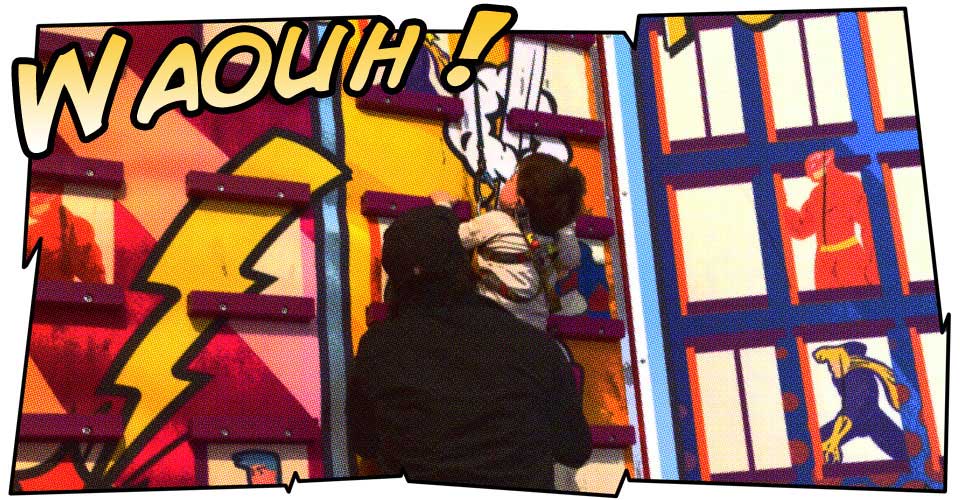 mur d'escalade pour enfant